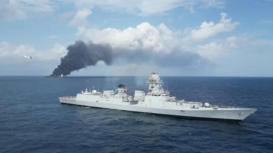 Indian Navy Ship INS Surat