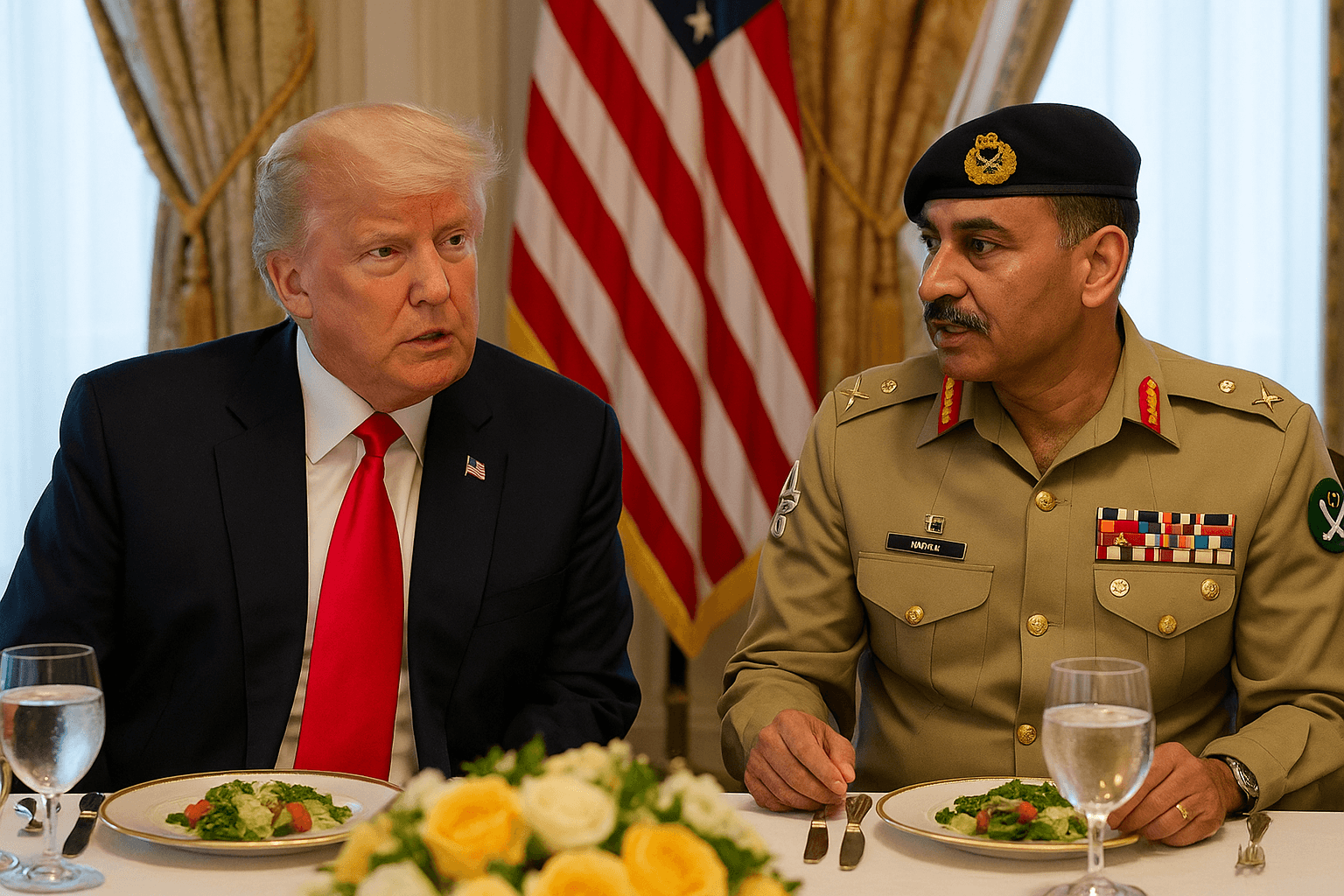 Asim Munir and Donald Trump