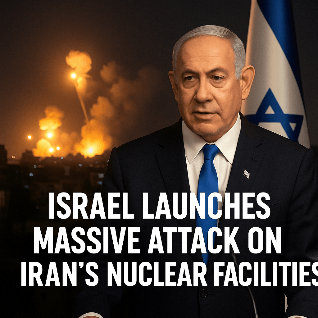 Israel Launches Massive attack on irans nuclear facilities