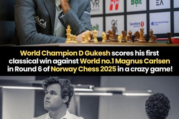 Gukesh Defeats Magnus Carlsen at Norway Chess 2025: A Landmark Victory for Indian Chess Gukesh Defeats Magnus Carlsen At Norway Chess 2025
